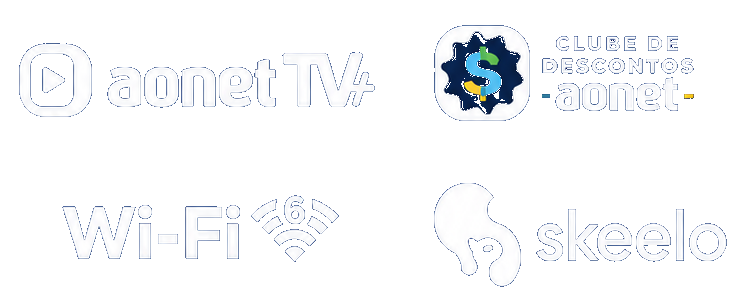 Aonet TV+, Clube de Descontos Aonet, Wi-Fi 6 e Skeelo inclusos
